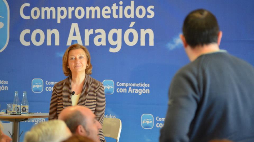 Charla con la Presidenta del PP de Aragón Luisa F. Rudi