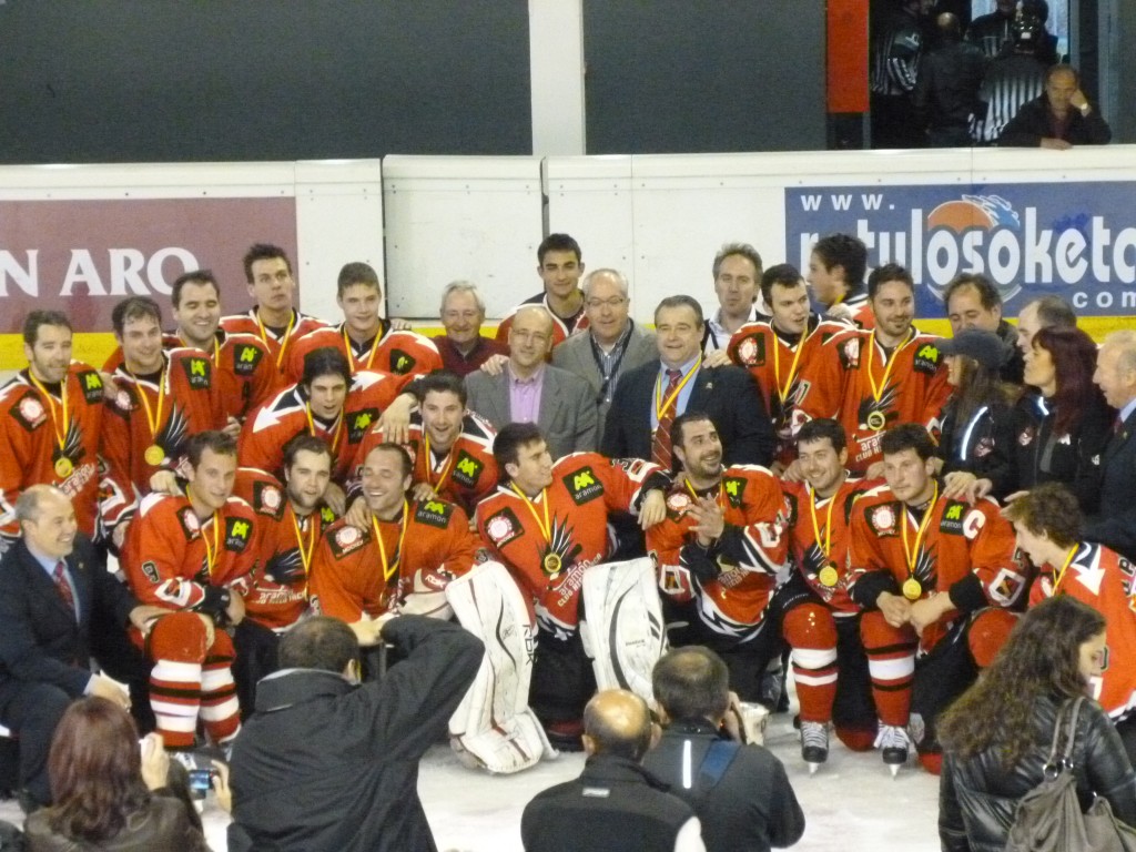 Final de la Copa del Rey Hockey Hielo en Vitoria