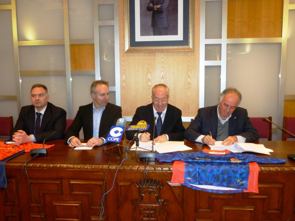 Firma de convenio con la Federación Española de Rugby
